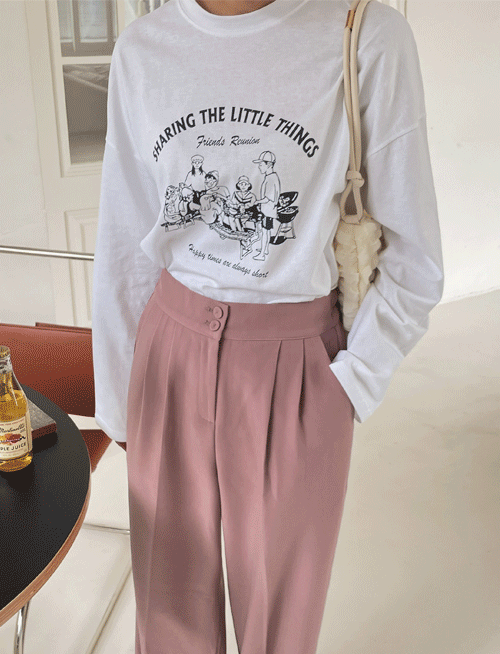 우드 빈티지나염 코튼티셔츠-3color,캐쥬얼 무드-포인트로 입기좋은 기본티
