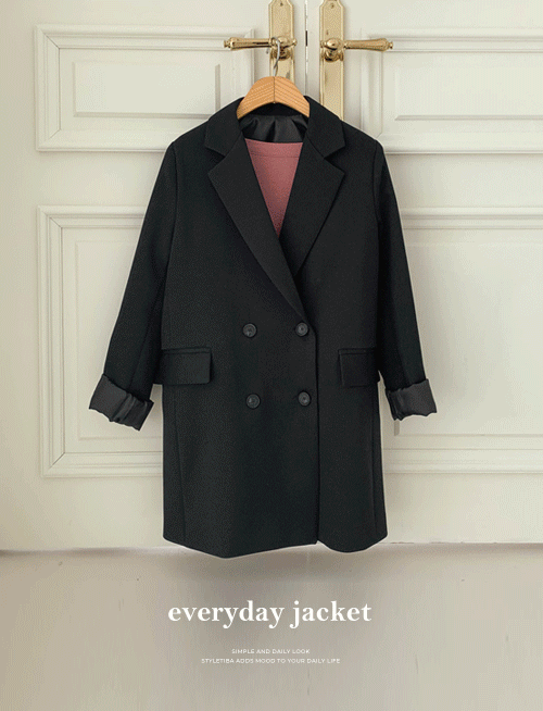 샌디 루즈핏 하프 자켓-3color, 깔끔 모던핏 자켓-기본으로 오래입기 좋아요!